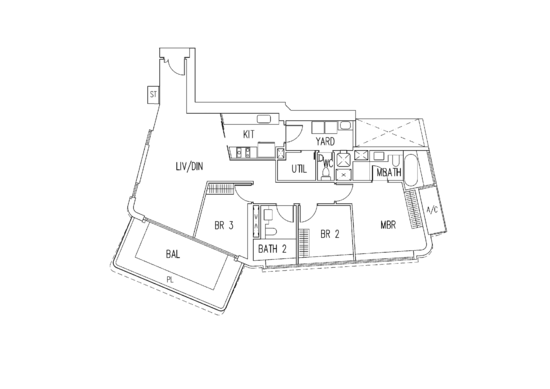 d'Leedon (Former Farrer Court) - Floor Plan