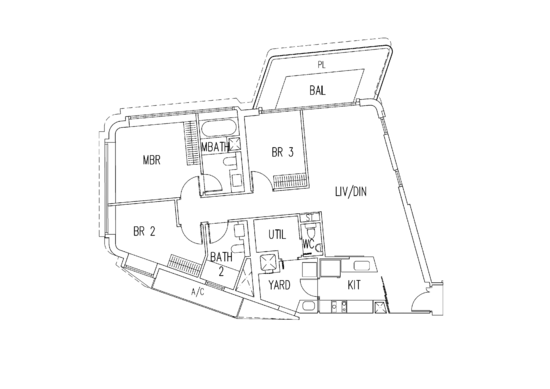 d'Leedon (Former Farrer Court) - Floor Plan