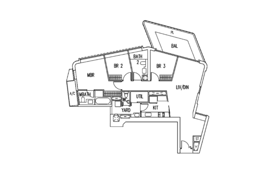 d'Leedon (Former Farrer Court) - Floor Plan