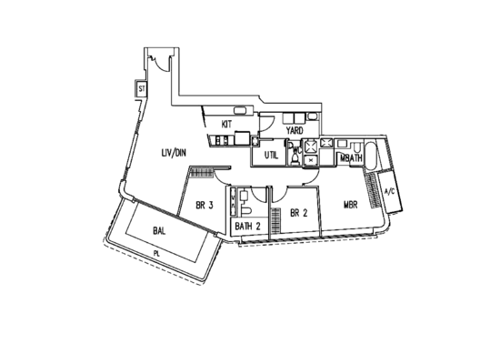 d'Leedon (Former Farrer Court) - Floor Plan