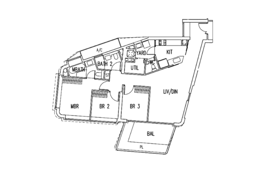 d'Leedon (Former Farrer Court) - Floor Plan