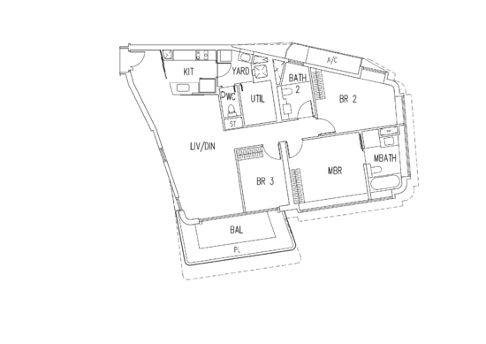 d'Leedon (Former Farrer Court) - Floor Plan