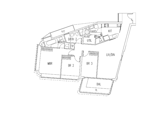 d'Leedon (Former Farrer Court) - Floor Plan