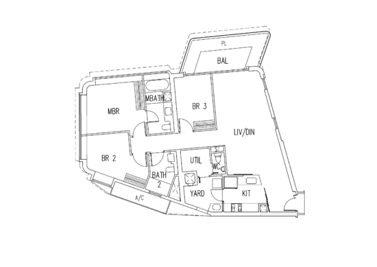 d'Leedon (Former Farrer Court) - Floor Plan