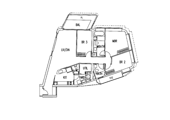d'Leedon (Former Farrer Court) - Floor Plan