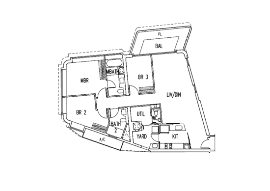 d'Leedon (Former Farrer Court) - Floor Plan