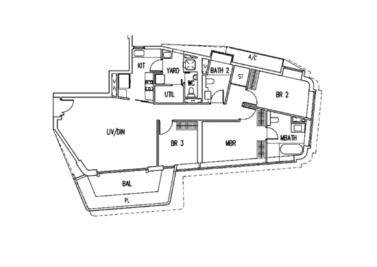 d'Leedon (Former Farrer Court) - Floor Plan