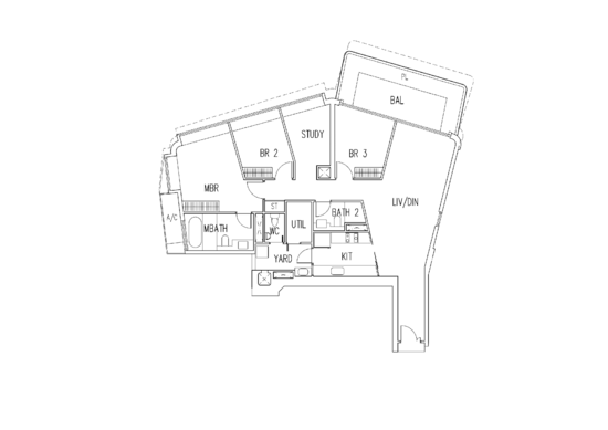 d'Leedon (Former Farrer Court) - Floor Plan