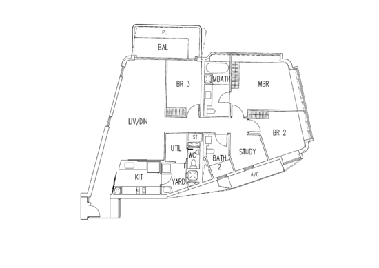 d'Leedon (Former Farrer Court) - Floor Plan