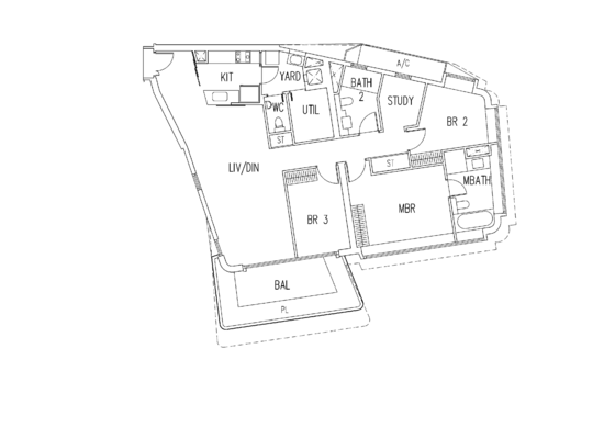 d'Leedon (Former Farrer Court) - Floor Plan