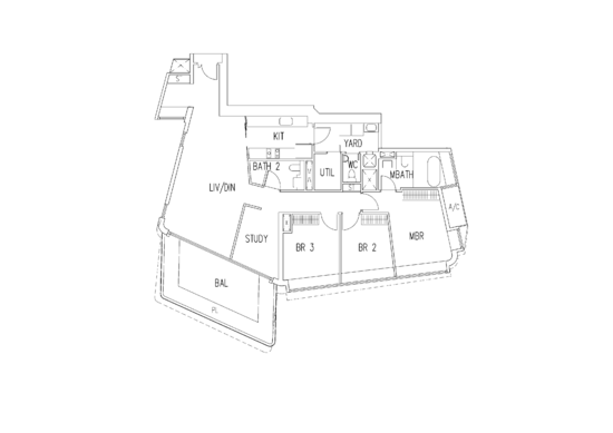 d'Leedon (Former Farrer Court) - Floor Plan