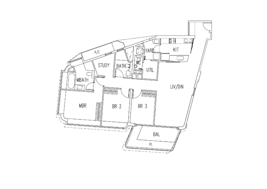 d'Leedon (Former Farrer Court) - Floor Plan