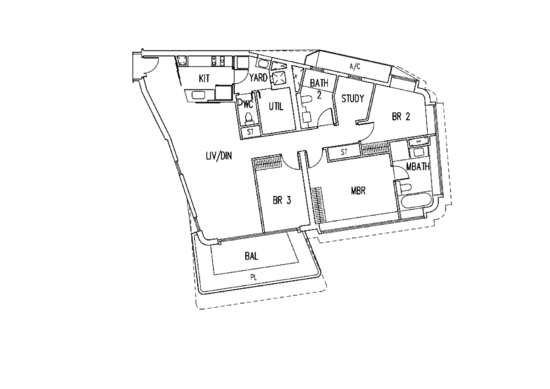 d'Leedon (Former Farrer Court) - Floor Plan