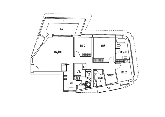 d'Leedon (Former Farrer Court) - Floor Plan