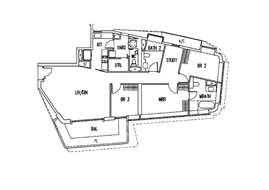 d'Leedon (Former Farrer Court) - Floor Plan