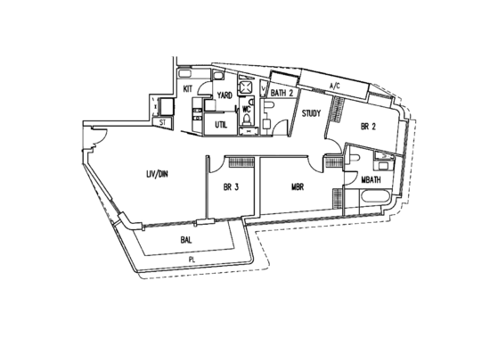 d'Leedon (Former Farrer Court) - Floor Plan