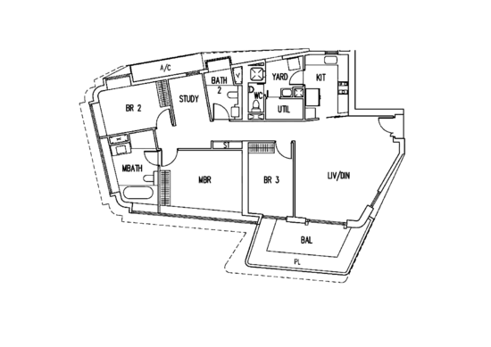 d'Leedon (Former Farrer Court) - Floor Plan