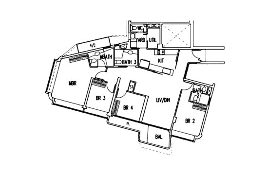d'Leedon (Former Farrer Court) - Floor Plan