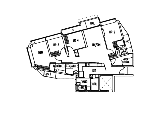 d'Leedon (Former Farrer Court) - Floor Plan