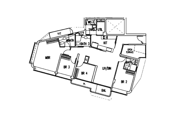 d'Leedon (Former Farrer Court) - Floor Plan