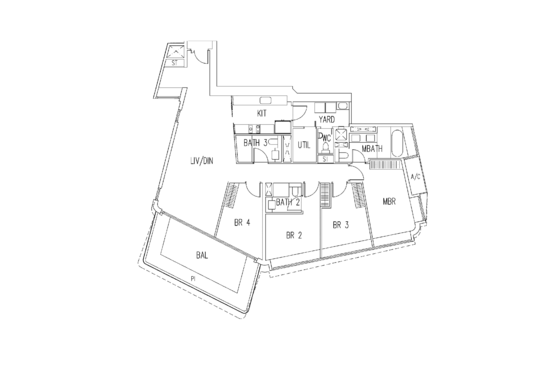 d'Leedon (Former Farrer Court) - Floor Plan