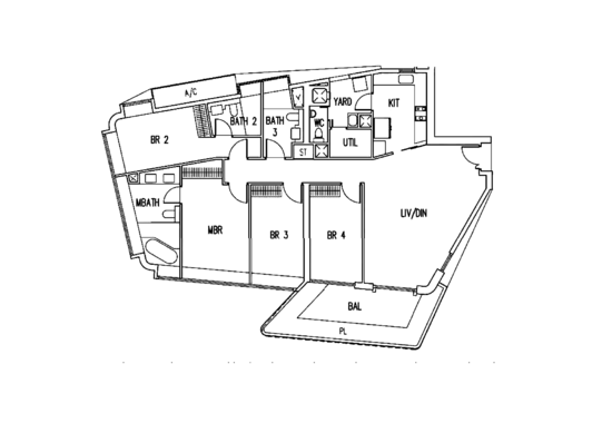 d'Leedon (Former Farrer Court) - Floor Plan