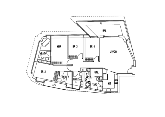 d'Leedon (Former Farrer Court) - Floor Plan