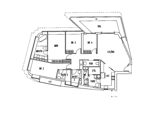 d'Leedon (Former Farrer Court) - Floor Plan