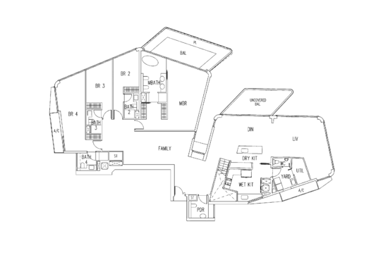 d'Leedon (Former Farrer Court) - Floor Plan
