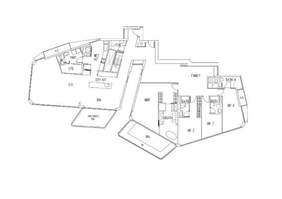 d'Leedon (Former Farrer Court) - Floor Plan