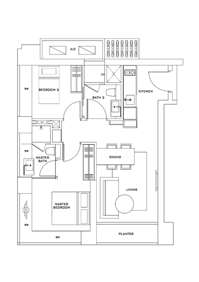 Skysuites @ Anson - Floor Plan