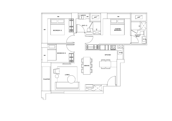 Skysuites @ Anson - Floor Plan
