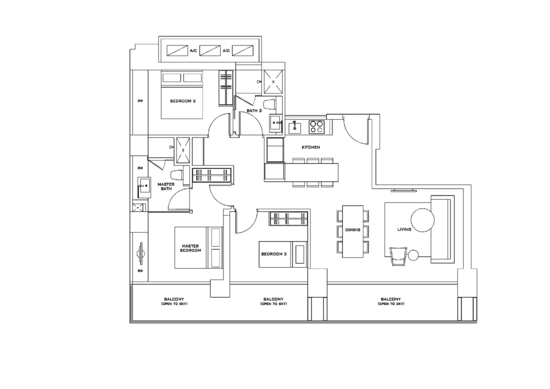 Skysuites @ Anson - Floor Plan