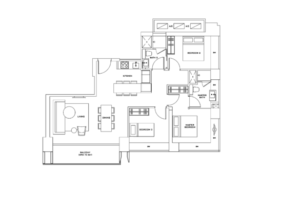 Skysuites @ Anson - Floor Plan