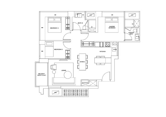 Skysuites @ Anson - Floor Plan
