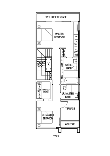 Poets Villas - Floor Plan