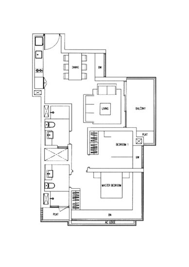 D'Castilia - Floor Plan