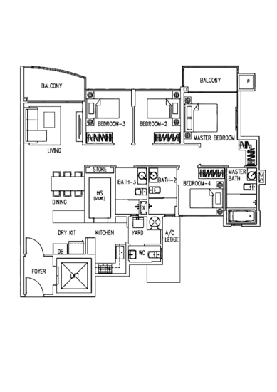 Canberra Residences - Floor Plan