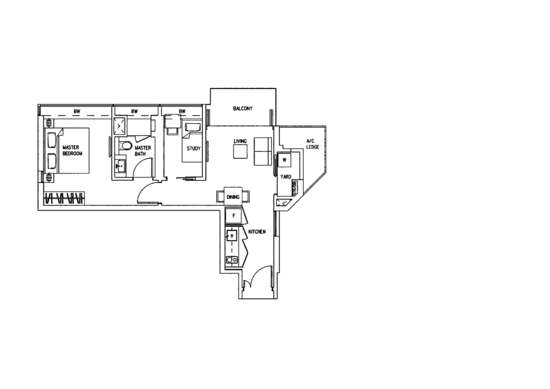 368 Thomson - Floor Plan