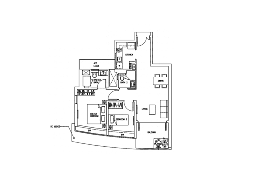 368 Thomson - Floor Plan