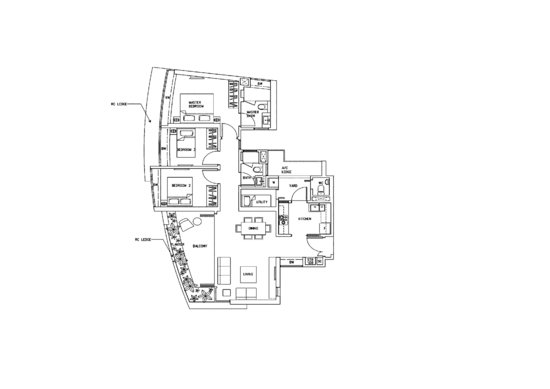 368 Thomson - Floor Plan