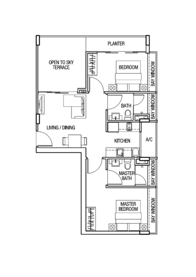 Bella Casita - Floor Plan