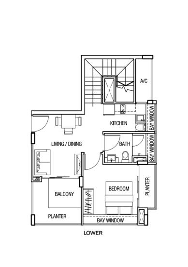 Bella Casita - Floor Plan