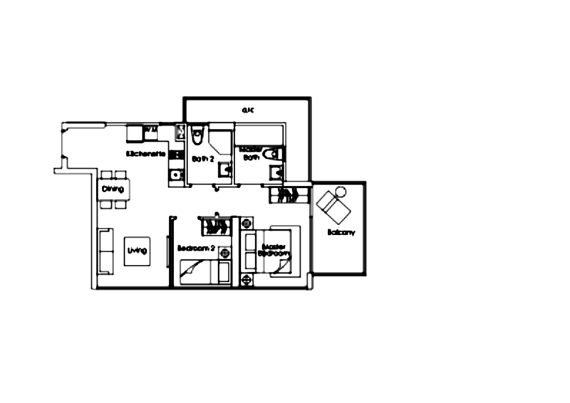 SkySuites 17, 17 Jalan Rajah, 2 Bedrooms, 678 sqft, Apartment For Rent, by NORMAN HAY, 500124964 - PropertyGuru.com.sg