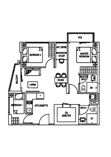 Parc Elegance - Floor Plan