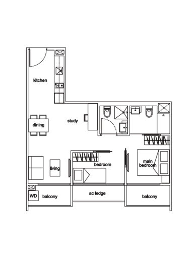 38 I Suites - Floor Plan