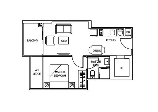 La Brisa - Floor Plan