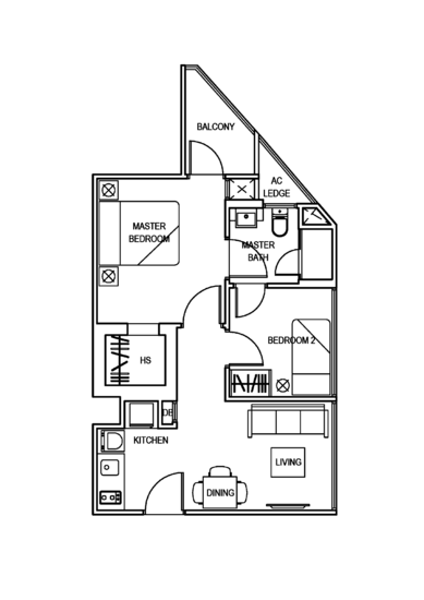 La Brisa - Floor Plan