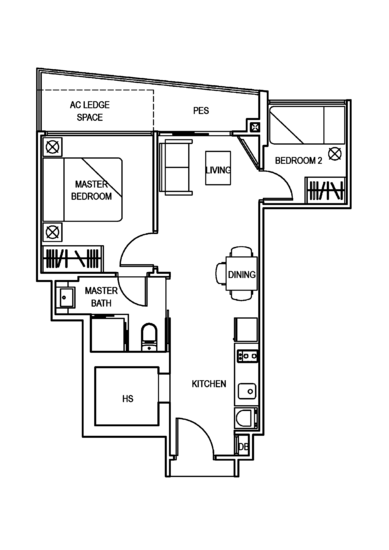 La Brisa - Floor Plan