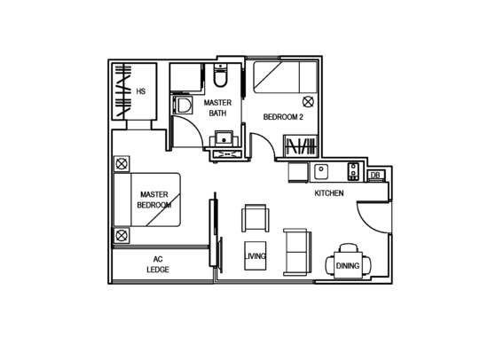 La Brisa - Floor Plan